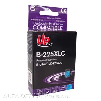 UPrint kompatibilní ink s LC-225XLC, LC-225XLC, cyan, 1200str., 13ml, B-225XLC, 1ks, pro B