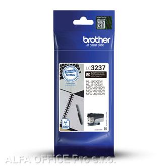 Brother originální ink LC-3237BK, black, 3000str., Brother MFC-J5945DW, MFC-J6945DW, MFC-J