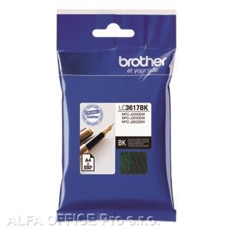 Brother originální ink LC-3617BK, black, 550str., 12,5ml, Brother MFCJ2330, 3530, 3930