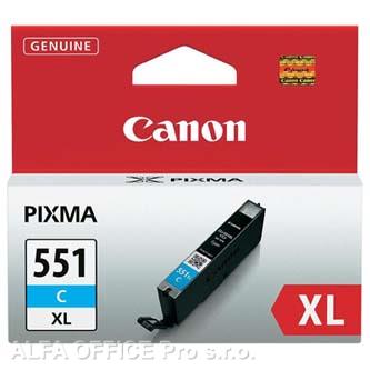 Canon originální ink CLI551C XL, cyan, 11ml, 6444B001, high capacity, Canon PIXMA iP7250, 