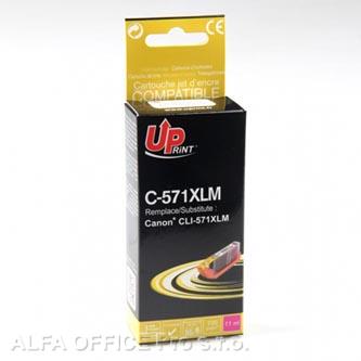UPrint kompatibilní ink s CLI571M XL, magenta, 800str., 11ml, C-571XLM, high capacity, pro