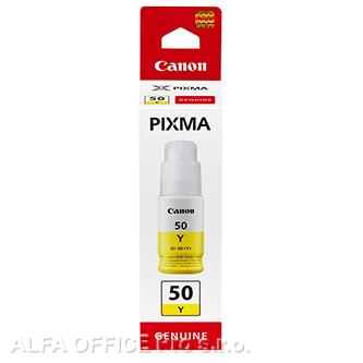  Canon originální ink GI-50 Y, yellow, 7700str., 9ml, 3405C001, Canon PIXMA G5050 