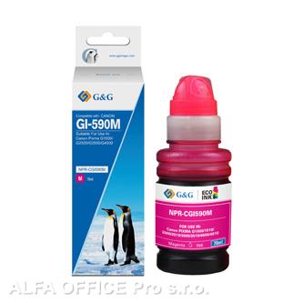  G&G kompatibilní ink s GI-590 M, magenta, 7000str., NPR-CGI590M-70ml, pro Canon 