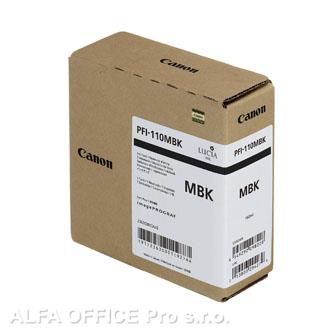 Canon originální ink PFI110MBK, matt black, 160ml, 2363C001, Canon imagePROGRAF TX-2000, T