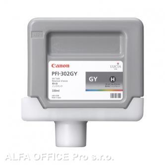 Canon originální ink PFI302GY, grey, 330ml, 2217B001, Canon iPF-8100, 9100