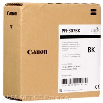 Canon originální ink PFI307BK, black, 330ml, 9811B001, Canon iPF-830, 840, 850