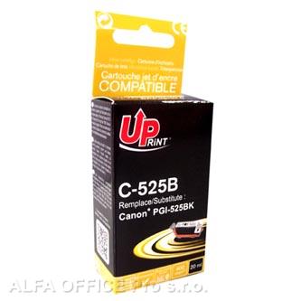 UPrint kompatibilní ink s PGI525PGBK, black, 20ml, C-525B, pro Canon Pixma  MG5150, 5250, 