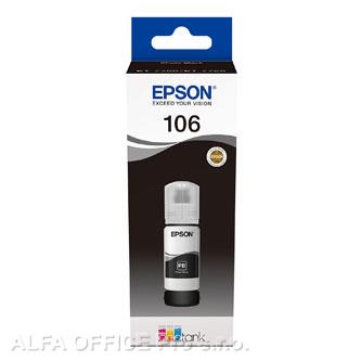 Epson originální ink C13T00R140, 106, black, 70ml, Epson EcoTank ET-7700, ET-7750 Express 