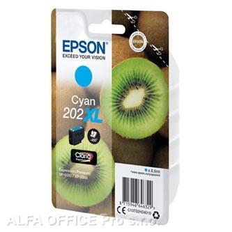 Epson originální ink C13T02H24010, 202 XL, cyan, 8.5ml, Epson XP-6000, XP-6005