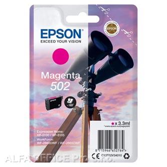 Epson originální ink C13T02V34010, 502, T02V340, magenta, 165str., 3.3ml, Epson XP-5100, X