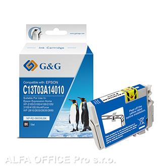  G&G kompatibilní ink s C13T03A14010, black, NP-R-0603XLBK, pro Epson Expression 