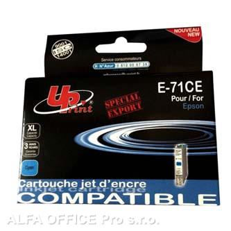 UPrint kompatibilní ink s C13T07124011, cyan, 10ml, E-71C, pro Epson D78, DX4000, DX4050, 