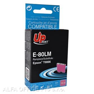 UPrint kompatibilní ink s C13T08064011, light magenta, 11ml, E-80LM, pro Epson R265, RX560