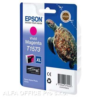 Epson originální ink C13T15734010, vivid magenta, 25,9ml, Epson Stylus Photo R3000