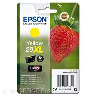 Epson originální ink C13T29944012, T29XL, yellow, 6,4ml, Epson Expression Home XP-235,XP-3
