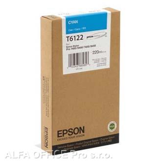Epson originální ink C13T612200, cyan, 220ml, Epson Stylus Pro 7400, 7450, 9400, 9450