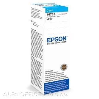 Epson originální ink C13T67324A, cyan, 70ml, Epson L800