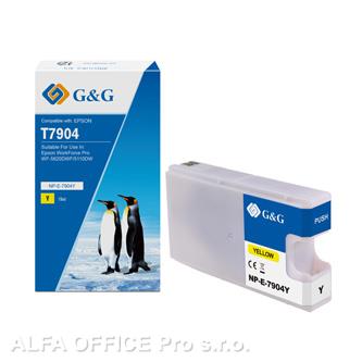  G&G kompatibilní ink s C13T79044010, yellow, 2000str., NP-E-7904Y, pro Epson Wor 