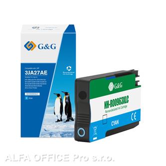  G&G kompatibilní ink s 3JA27AE, cyan, 1600str., NH-R00963XC, pro HP Officejet Pr 