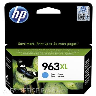 HP originální ink 3JA27AE#301, HP 963, cyan, blistr, 1600str., 22.92ml, high capacity, HP 