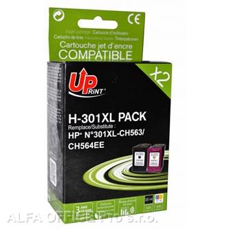 UPrint kompatibilní ink s CH563EE+CH564EE, HP 301XL, black+color, 20+21ml, H-301XL-PACK, p