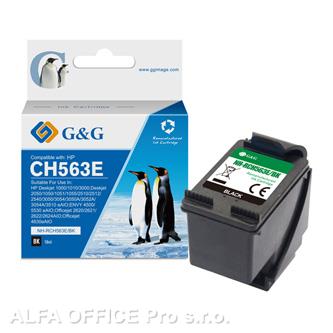  G&G kompatibilní ink s CH563EE, black, 18ml, ml NH-RC563BK, pro HP Deskjet 1000, 