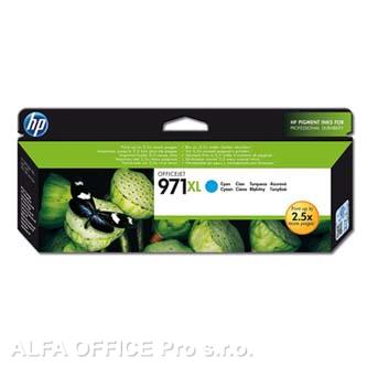 HP originální ink CN626AE, cyan, 6600str., HP 971XL, HP Officejet Pro X451dn, X451dw, X476