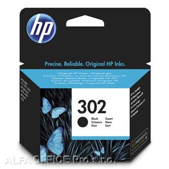 HP ink F6U66AE, HP 302, black, blistr, 190str., 3.5ml, HP OJ 3830,3834,4650, DJ 2130,3630,