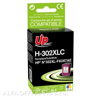 UPrint kompatibilní ink s F6U67AE, F6U67AE, HP 302XL, color, 400str., 18ml, H-302XLCL, pro
