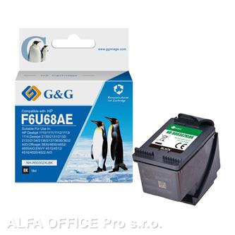  G&G kompatibilní ink s F6U68AE, black, 18ml, ml NH-R302XLBK, pro HP Deskjet 1110 