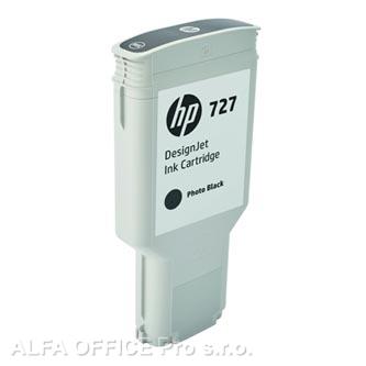 HP originální ink F9J79A, HP 727, photo black, 300ml, HP DesignJet T1530, T2530, T930