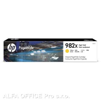HP originální ink T0B29A, HP 982X, yellow, 16000str., high capacity, HP PageWide Enterpris