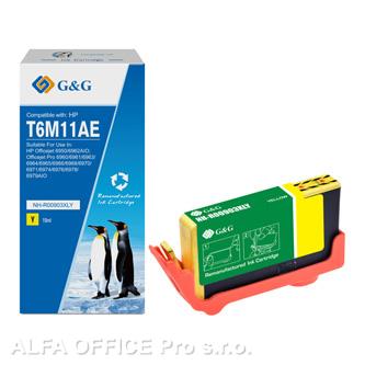  G&G kompatibilní ink s T6M11AE, yellow, 825str., NH-R00903XLY, pro HP Officejet 