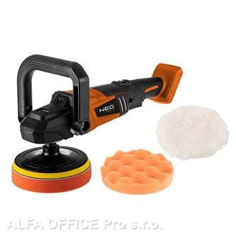 Aku bezkartáčová leštička 04-602, 18V, Li-ion, 6 rychlostí, ergo rukojeť, M14, b