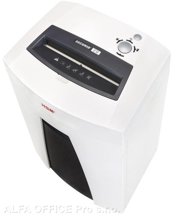 Skartovací stroj HSM Securio C18, stupeň utajení P-4 (příčný řez 3,9x30 mm)