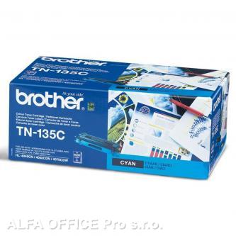 Brother originální toner TN135C, cyan, 4000str., Brother HL-4040CN, 4050CDN, DCP-9040CN, 9