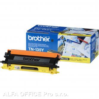 Brother originální toner TN135Y, yellow, 4000str., Brother HL-4040CN, 4050CDN, DCP-9040CN,