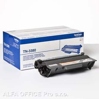 Brother originální toner TN3380, black, 8000str., Brother HL-5440D, HL-5450DN, HL-5470DW, 