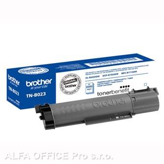 Brother originální toner TNB023, black, 2000str., Brother DCP-B7520DW, HL-B2080DW, MFC-B77