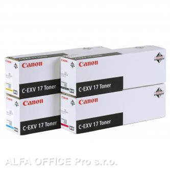 Canon originální toner CEXV17, cyan, 36000str., 0261B002, Canon iR-C4x80i