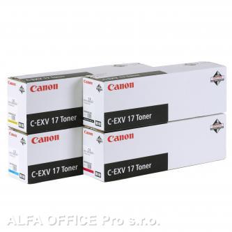Canon originální toner CEXV17, magenta, 36000str., 0260B002, Canon iR-C4x80i