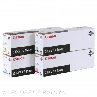 Canon originální toner CEXV17, yellow, 36000str., 0259B002, Canon iR-C4x80i