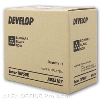 Develop originální toner A0X51D7, black, 5000str., TNP-50K, Develop Ineo +3100P
