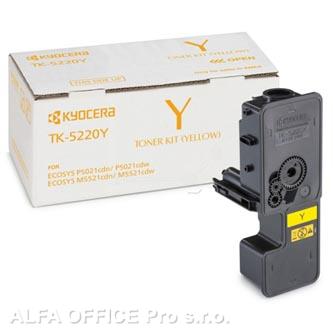  Kyocera originální toner TK-5220Y, yellow, 1200str., 1T02R9ANL1, Kyocera 5521, 5 