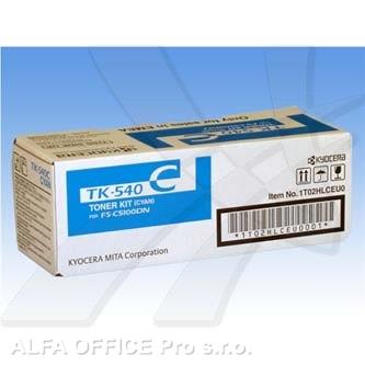  Kyocera originální toner TK540C, cyan, 4000str., 0T2HLCEU, Kyocera FS-C 5100DN 