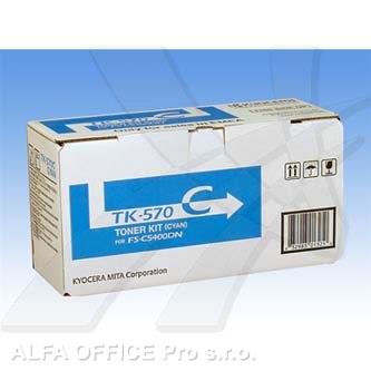  Kyocera originální toner TK570C, cyan, 12000str., 1T02HGCEU0, Kyocera FS-C 5400D 