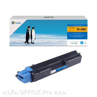  G&G kompatibilní toner s TK590C, cyan, 5000str., NT-CKTK590C, pro Kyocera FS-C 2 