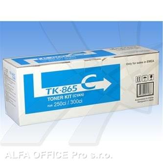 Kyocera originální toner TK865C, cyan, 12000str., 1T02JZCEU0, Kyocera 250Ci/300Ci