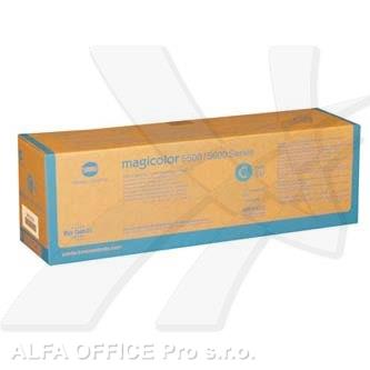 Konica Minolta originální toner A06V453, cyan, 12000str., Konica Minolta Magicolor 5550, 5