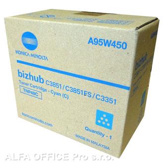Konica Minolta originální toner A95W450, cyan, 12000str., TNP-49C, Konica Minolta Bizhub C